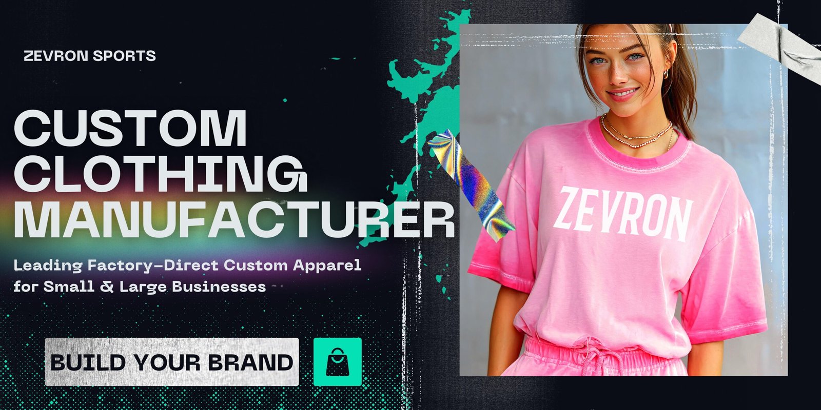 Zevron custom T-shirts manufacturer in Sialkot Pakistan for worldwide export