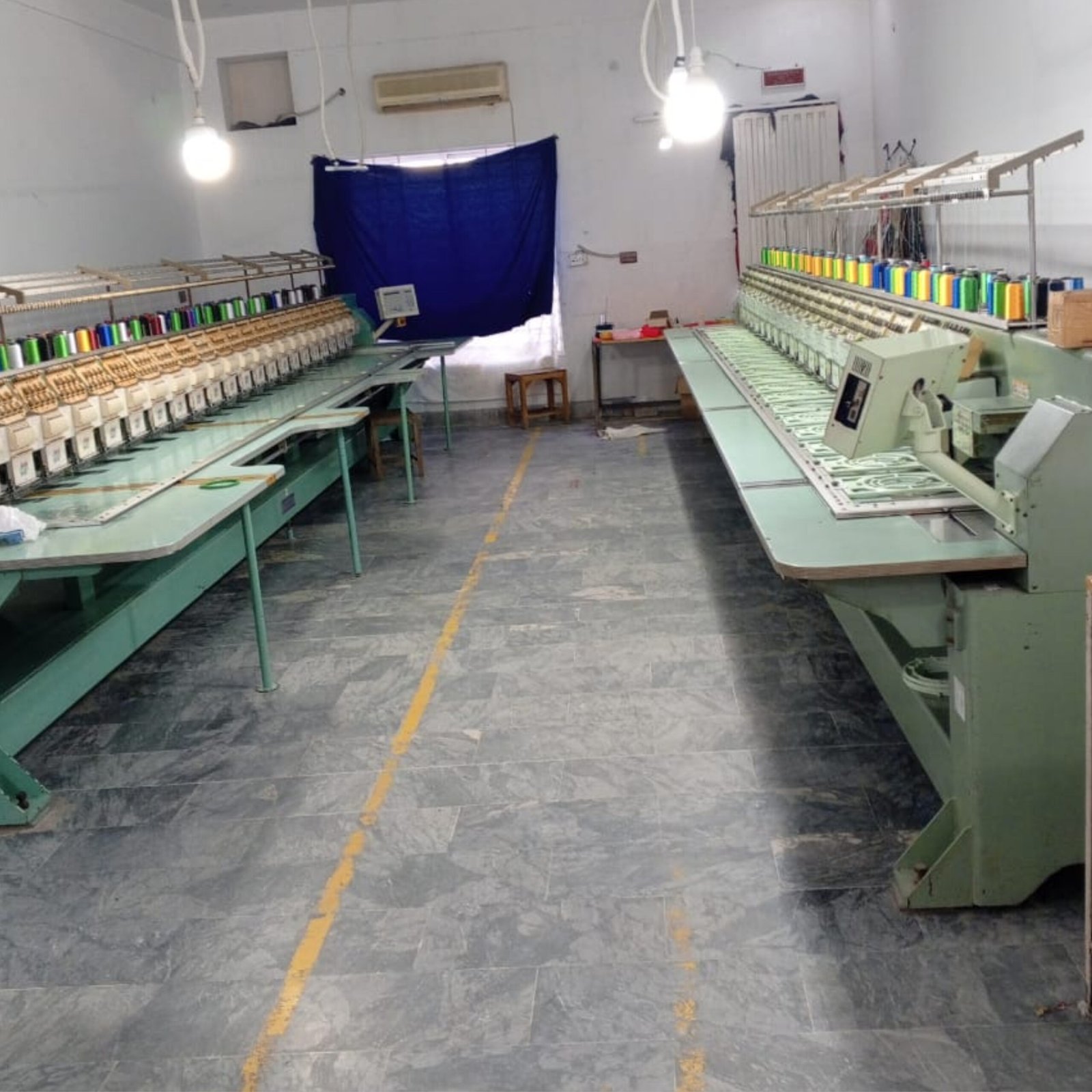 Custom embroidery services for clothing, uniforms, sportswear, and accessories from Sialkot, Pakistan