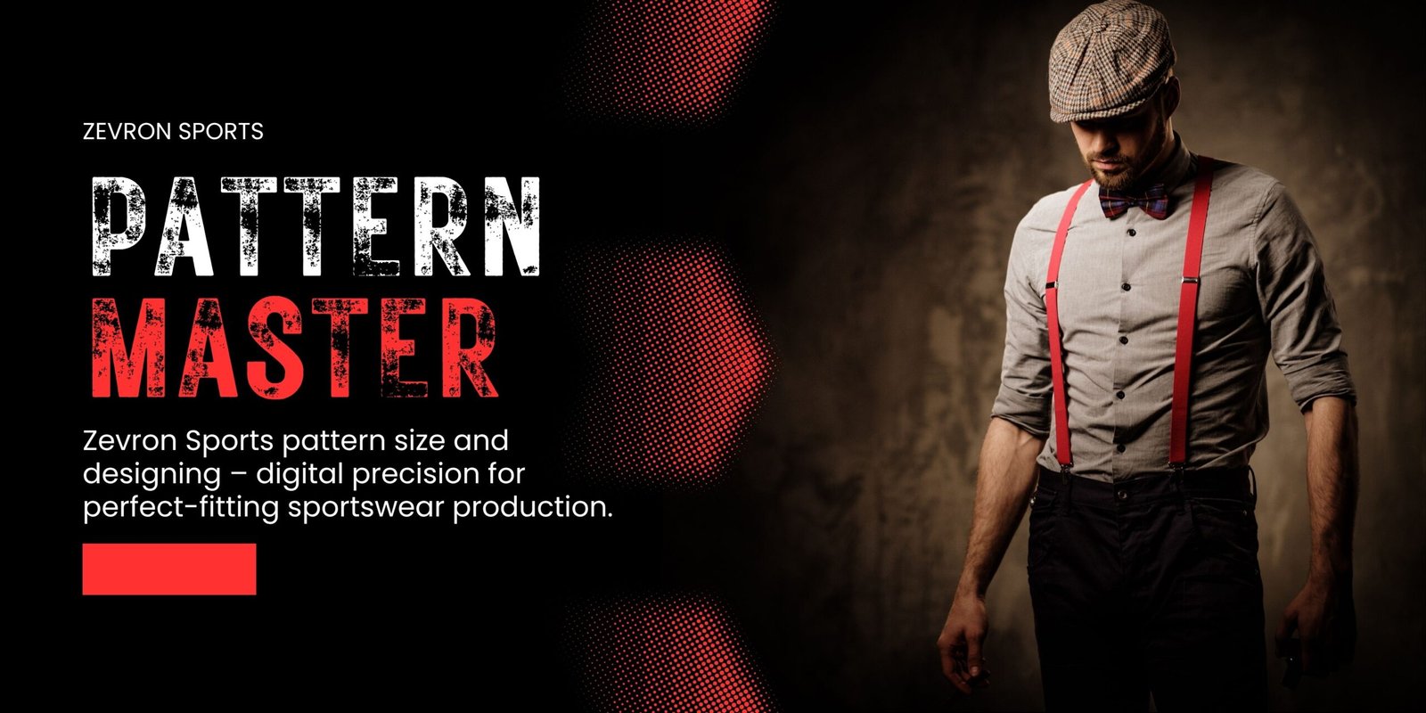 Pattern master at Zevron Sports Sialkot creating precise fabric patterns for sportswear manufacturing.