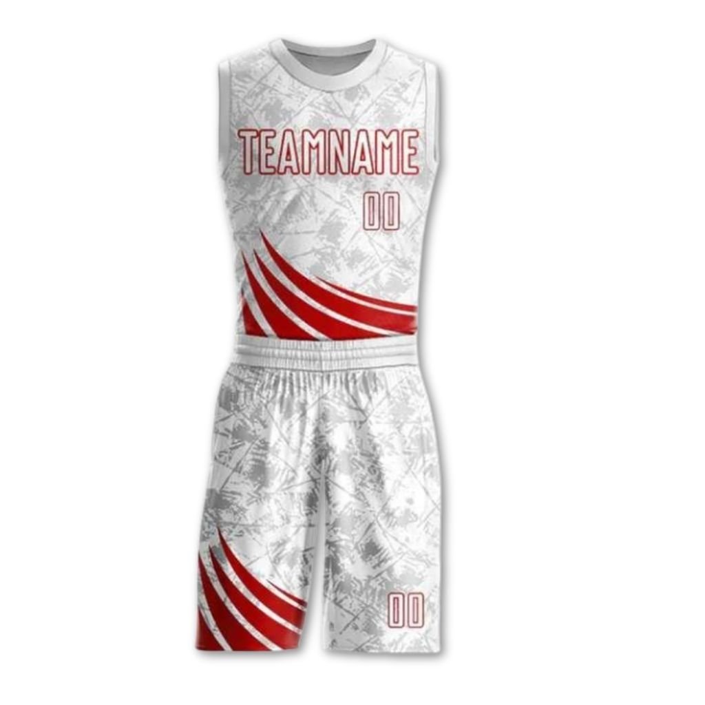 Zevron Sports Jordan-style custom handmade basketball uniform with jersey and shorts