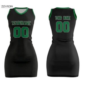 Custom-designed basketball practice uniforms with team branding