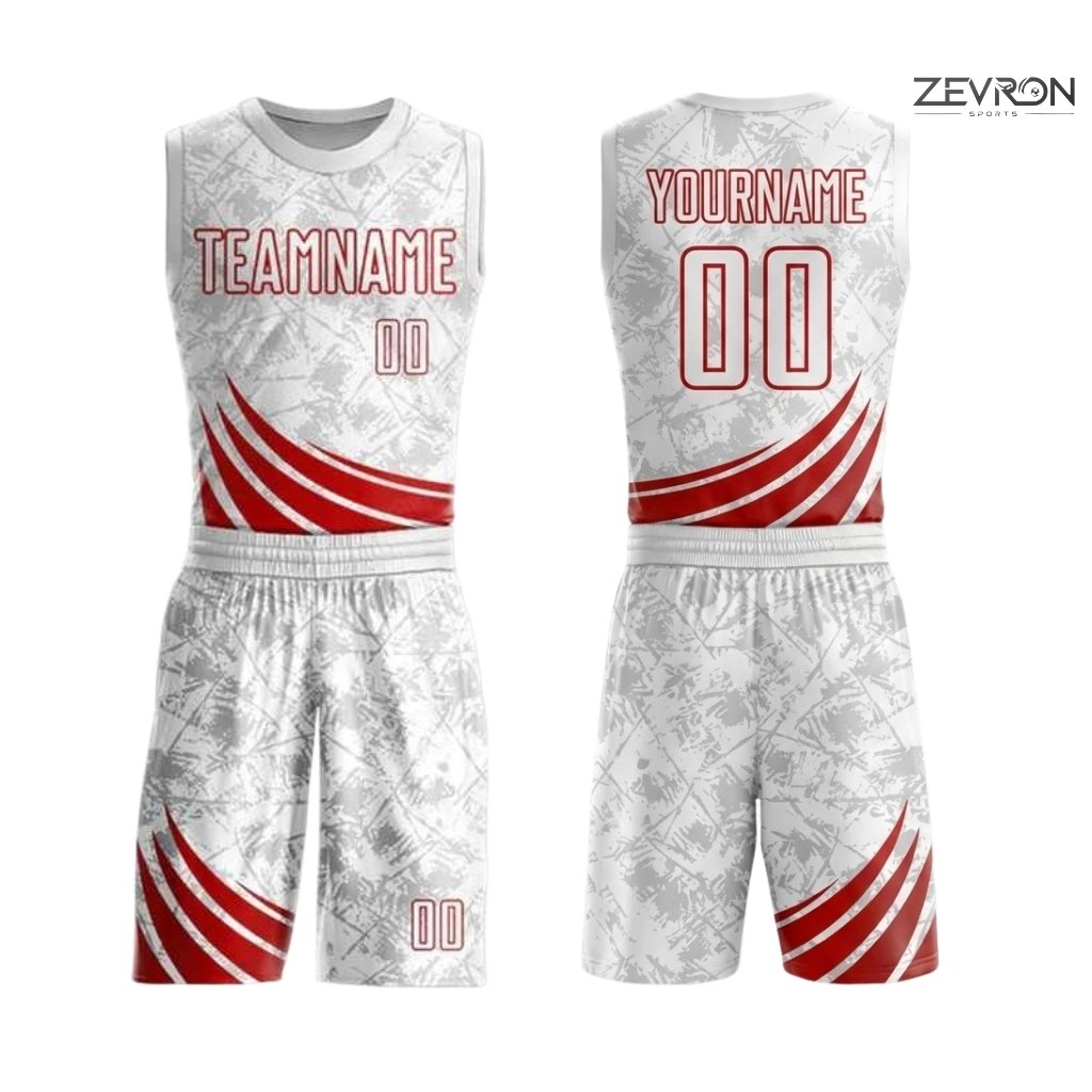 Custom basketball uniform manufacturer Zevron Sports premium quality