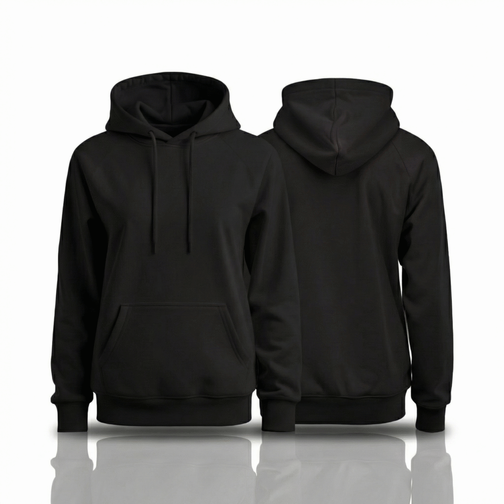 Black Hoodie for Men & Women | Premium Quality Cotton Hoodie