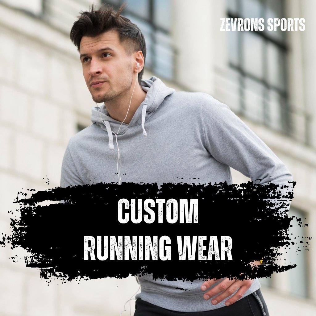 Zevrons Sports custom American football uniform featuring a white jersey with red numbers and striped sleeves.